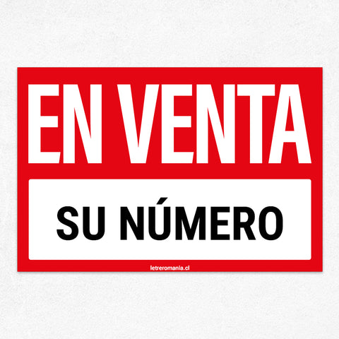 Letrero En Venta