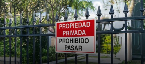 Protege tu Zona con Letreros de Seguridad