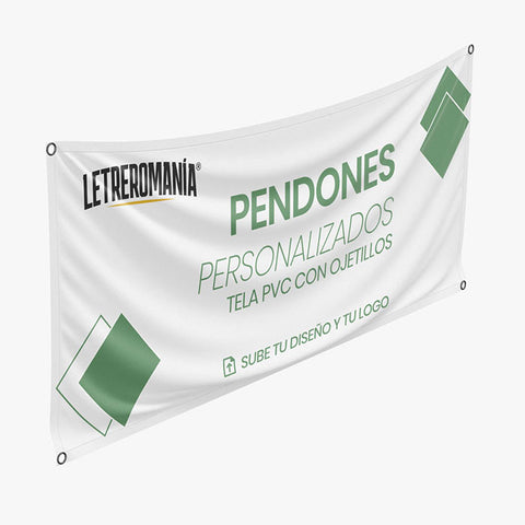 Pendón Publicitario con Ojetillos